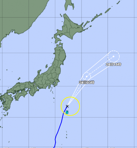 2021台風5号チャンパーたまご発生と進路予想 米軍 気象庁の台風情報とwindyの予報も クリーム色の日々