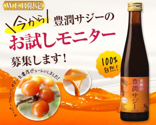 豊潤サジーお試しモニター500円 最安値の購入方法は公式か楽天amazonか クリーム色の日々
