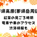 那須高原(那須岳周辺)の紅葉の見ごろ時期は？電車や車のアクセスや渋滞情報